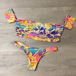 NWT Hot Miami Style Bikini set Top M Bottom S